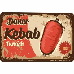 Cedule Restaurace menu - Doner Kebab