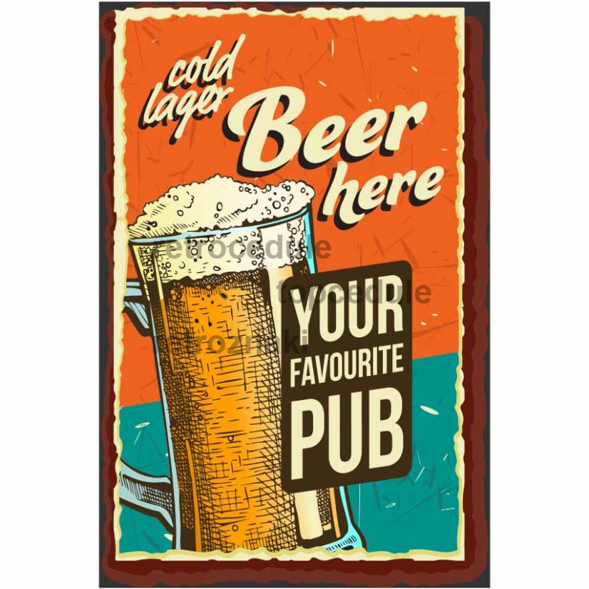 Sign Beer – tutaj zimne piwo typu lager Sign Beer – tutaj zimne piwo typu lager