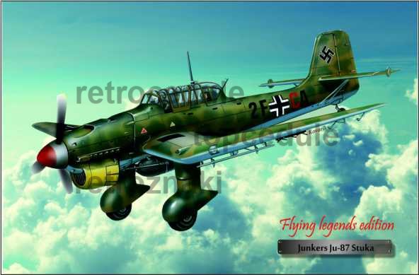 Ceduľa Lietadlo Jounkers Ju-87 Stuka
