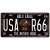 Cedule značka USA R66