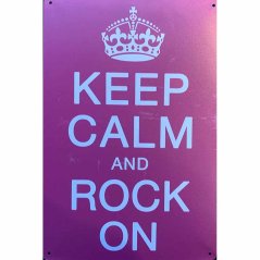 Znak Keep Calm And Rock On