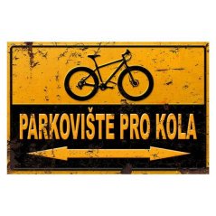 Ceduľa Parkoviště pro kola