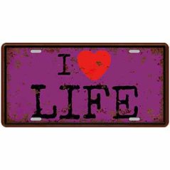 Ceduľa I Love Life