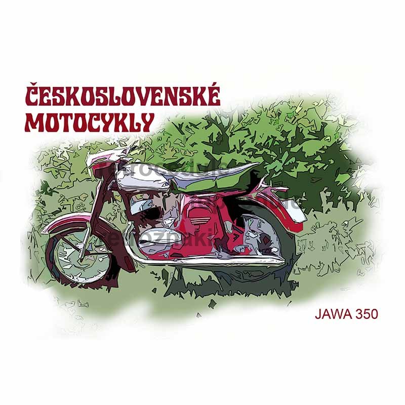 Ceduľa Československé Motocykly - Jawa 350