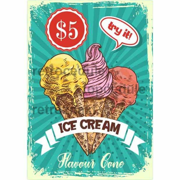 Sign Restavracija Meni 4 - Sladoled Sign Restavracija Meni 4 - Sladoled