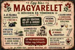 Plechová ceduľa Magyarelet