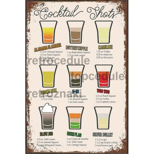 Znak Cocktail Shots