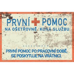 Ceduľa První Pomoc