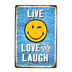 Ceduľa Live Love Laught Ceduľa Live Love Laught