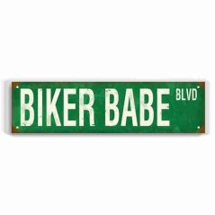 Ceduľa Biker Babe