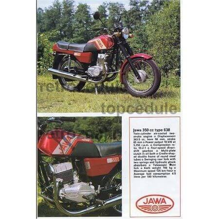 Cedule Jawa 350 typ 638