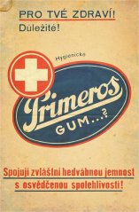 Ceduľa Primeros Gum - Pro tvé zdraví! duležité!