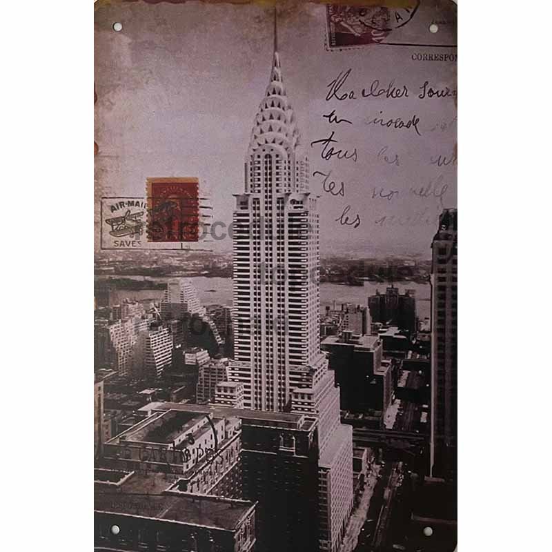Podpisz znaczek USA Bulding