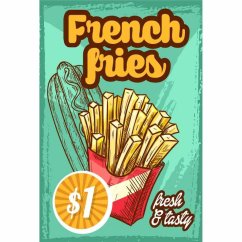 Menu Restauracji Znak 3 - Frytki