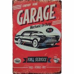 Ceduľa Garage