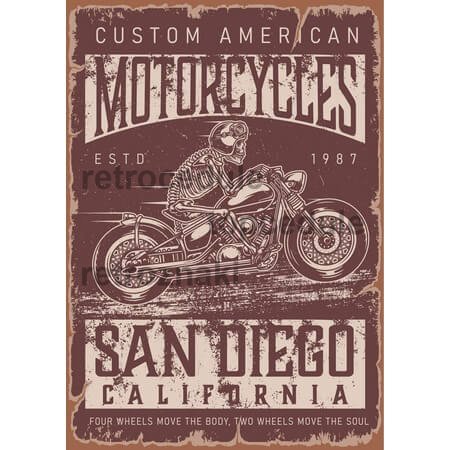 Motorkerékpárok jele - San Diego California