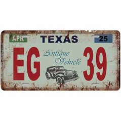 Ceduľa značka Texas Ceduľa značka Texas