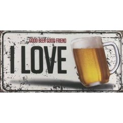Cedule značka I Love Beer Cedule značka I Love Beer
