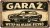 Sheet metal sign of the Garaz - Vstep Na Wlasne Ryzyko