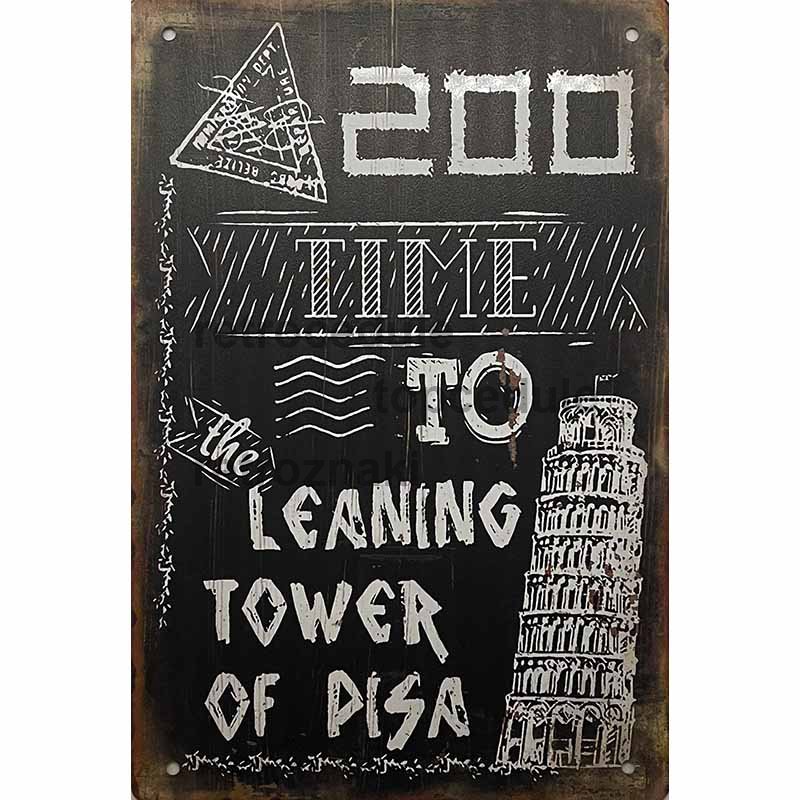 Czas na znak Wieży Naukowej w Pizie