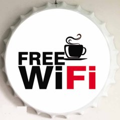 Víko cedule Free WiFi