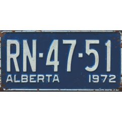 Alberta 1972 márkajelzés