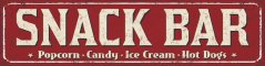 Ceduľa Snack bar