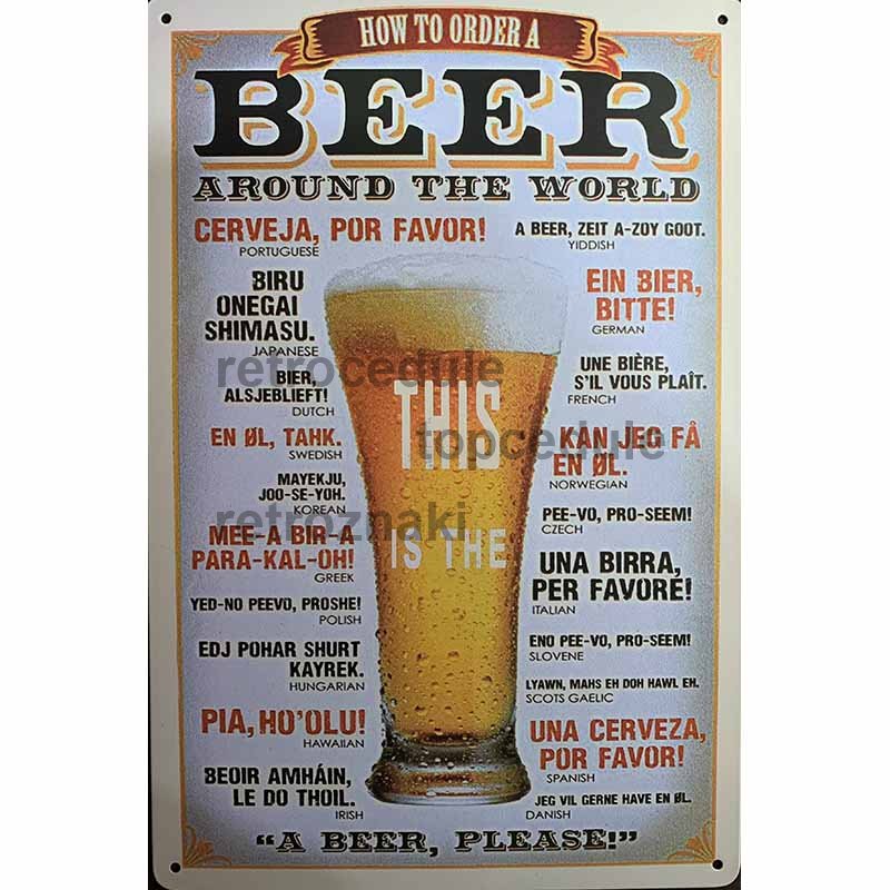 Ceduľa Beer Around The World