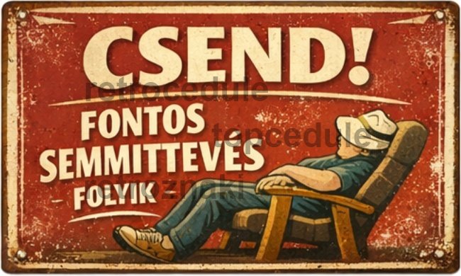 Jelölje Csend! Fontos Semmitteves Folyik