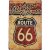 Ceduľa Route 66 - Get Your Kick on