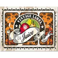 Jel Vintage Label - Juice