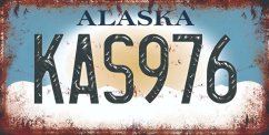 Plechová ceduľa Alaska