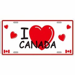 Cedule I Love Canada