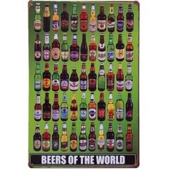 Ceduľa Beers of the world