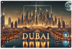 Plechová cedule Dubai