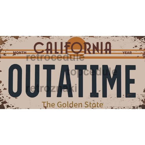 California Outatime márkajelzés