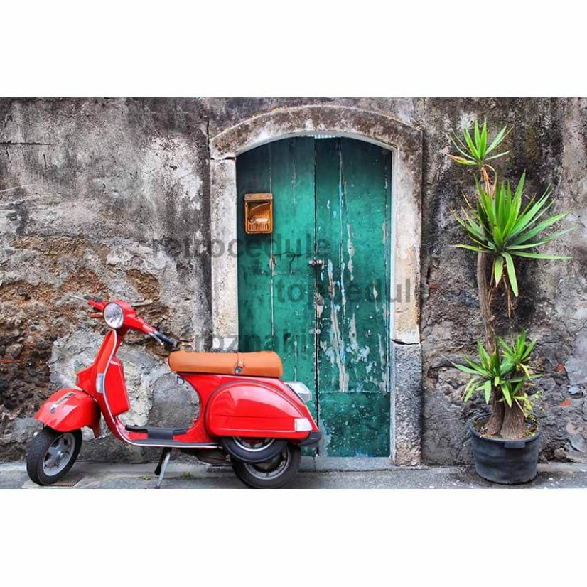 Cedule Foto Vintage Skuter