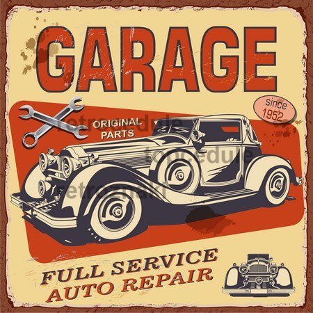 Sign Garage - Originalni deli