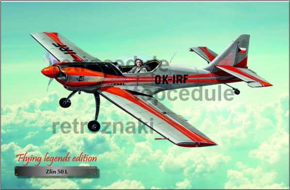 Ceduľa Lietadlo Zlín 50 L