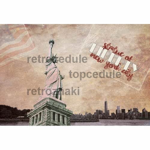 Znak Kip svobode - ZDA Liberty 3