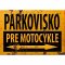 Znak parkingowy dla motocykli