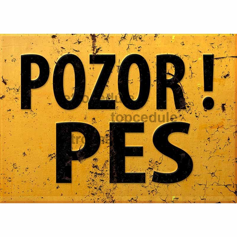 Cedule Pozor Pes