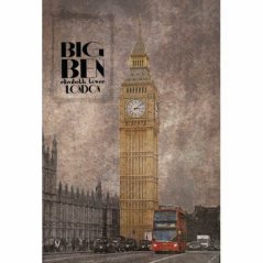 Cedule Big Ben - Londýn