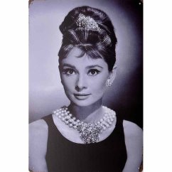 Znak Retro portret kobiety