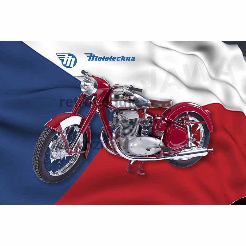 Ceduľa Jawa Mototechna