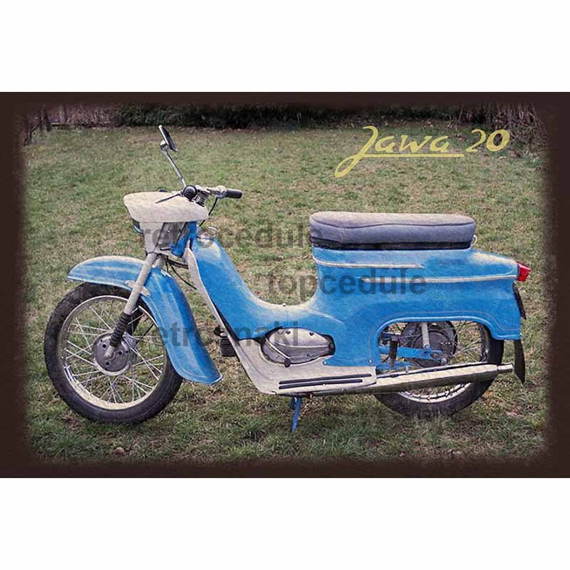 Ceduľa JAWA 20