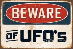 Znak Beware od UFOs