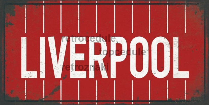 Pločevinasti znak Liverpool