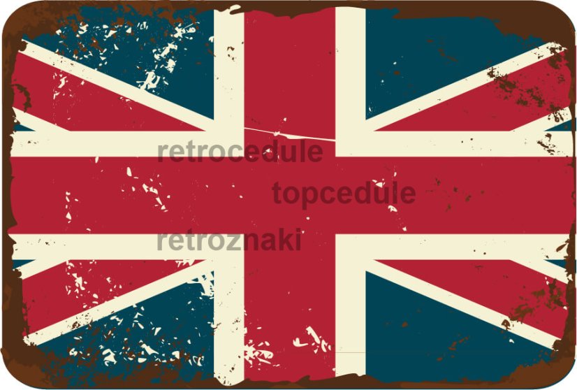 Znak flagi Wielkiej Brytanii Znak flagi Wielkiej Brytanii
