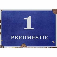 Ceduľa 1 Predmestie